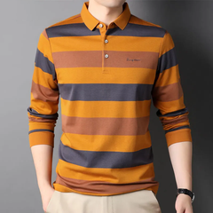 Men's Long Sleeve Fall Winter Polo