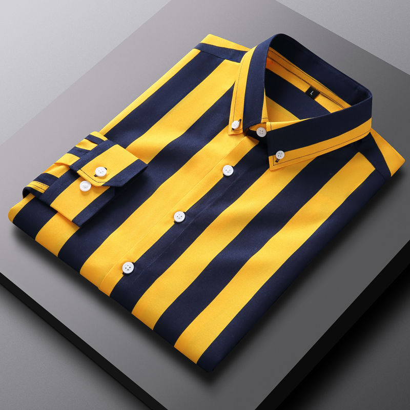 Spring new striped shirt